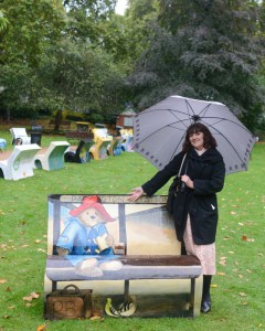 Paddington book bench